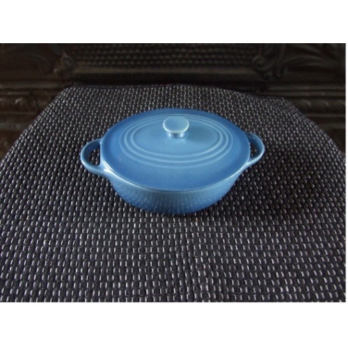 Oval Casseroles Blue