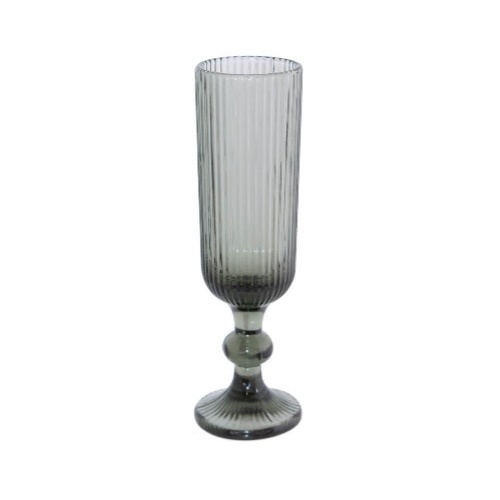 Diva Grey Flute Glass
