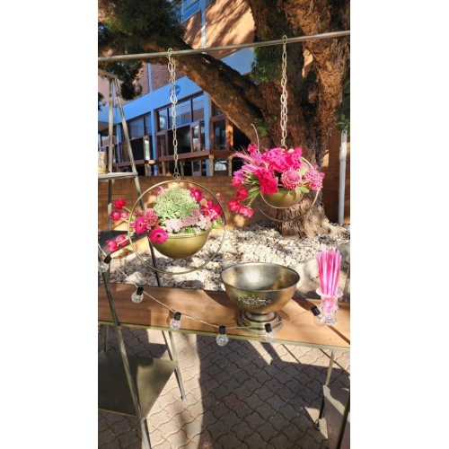 Hanging Bronze Pots